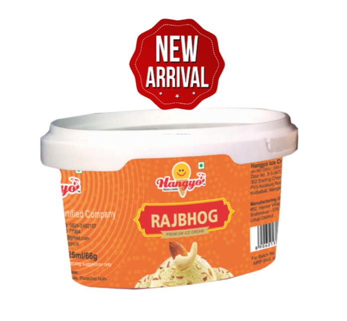 Hangyo Rajbhog Ice Cream  125 ml Tub