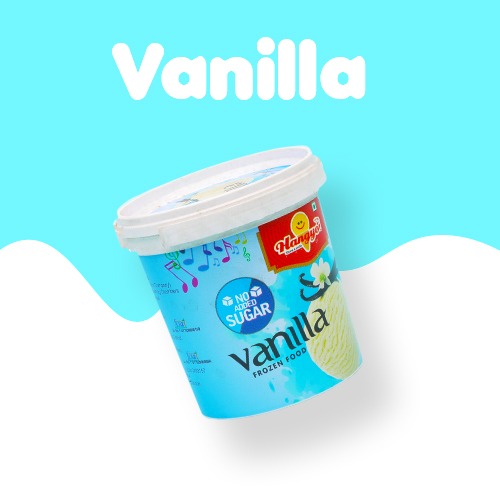 Hangyo Vanilla Ice Cream (No added Sugar)  125 ml