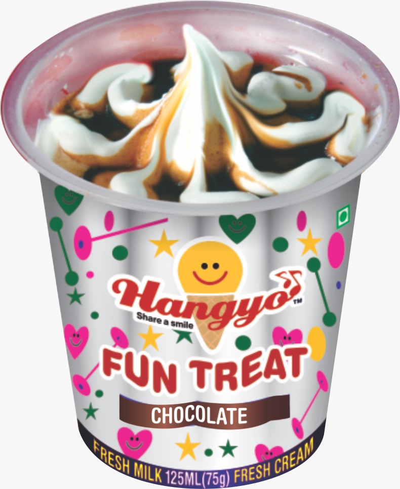 Hangyo Fun Treats Ice Cream - Chocolate  125 ml